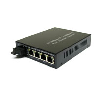 一光四电以太网光纤收发器机框